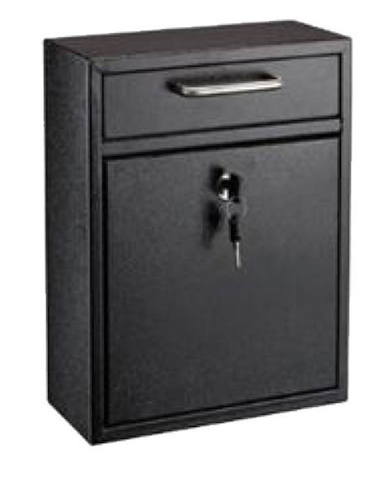 Bormann BMB1103 Mailbox Metallic in Black Color...