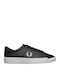 Fred Perry Leather Spencer Bărbați Sneakers Negre