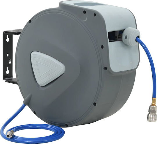 vidaXL Air Hose 30m With Reel 1/4' 143256