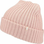 4F Beanie Frauen Beanie mit Rippstrick in Rosa ...