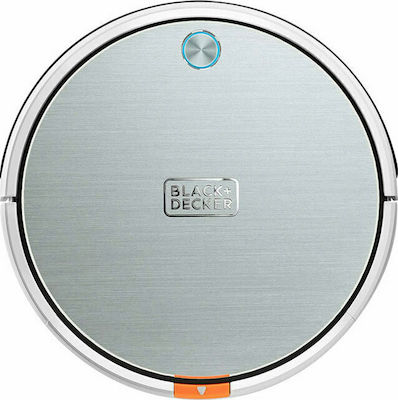 Black & Decker BXRV500E ES9480020B Robot Vacuum Cleaner for Sweeping & Mopping White