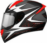 MT Stinger Powered B5 Full Face Helmet ECE 22.05 1450gr Matt Red MTH000KRA355