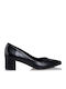 Envie Shoes Pointed Toe Black Medium Heels