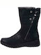 B-Soft Women's Ankle Boots with Fur Black