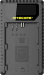 NiteCore Διπλός Φορτιστής Μπαταρίας UCN1 Συμβατός με Canon