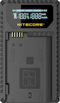NiteCore Διπλός Φορτιστής Μπαταρίας UNK1 Συμβατός με Nikon