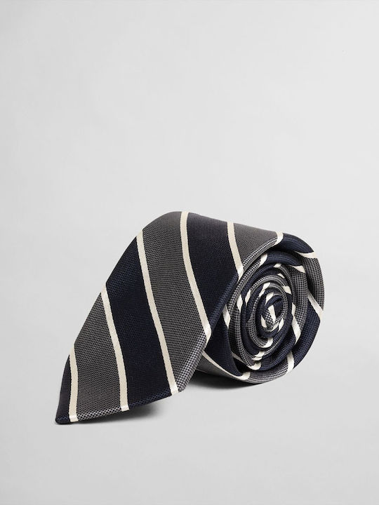 Gant Herren Krawatte Seide Gedruckt in Gray Farbe