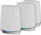 NetGear Orbi RBK753 WiFi Mesh Network Access Point Wi‑Fi 6 Tri Band (2.4 & 5 & 5GHz) σε Τριπλό Kit