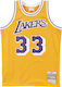 Mitchell & Ness Los Angeles Lakers Abdul-Jabbar Swingman SMJYAC18110-LALLTGD84KAB Jersey Aussehen Basketball