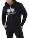 Alpha Industries Basic Sweatshirt with Hood Black