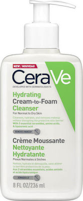 CeraVe Hydrating Makeup Remover Foam for Dry Skin 236ml