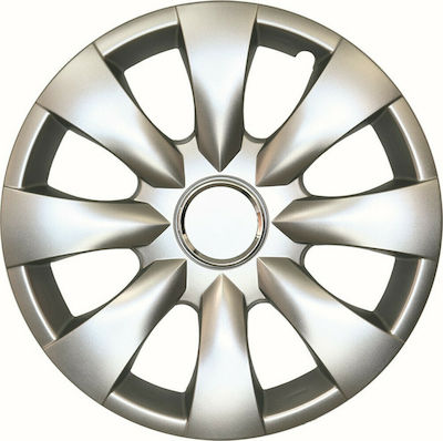 Croatia Cover Car Hubcap Set Toyota Corolla/Yaris 15" 4pcs Silver