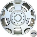 Croatia Cover Σετ Τάσια Αυτοκινήτου Ford Transit 4τμχ 16" Ασημί