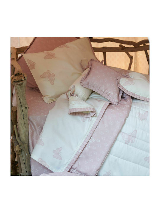 Down Town Home Baby Quilt Dreamland 116 95x145cm Pink