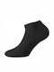 Walk Men's Solid Color Socks Black