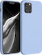 KWmobile Back Cover Σιλικόνης Γαλάζιο (iPhone 12 / 12 Pro)