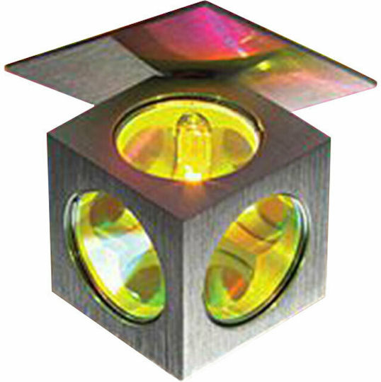 Sun Light Μονό Σποτ με Ντουί G4 σε Ασημί Χρώμα Sun Light Μονό Σποτ με Ντουί G4 σε Ασημί Χρώμα