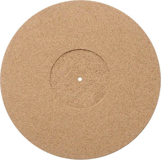 Thorens Slipmat από Φελλό Platter Mat Cork σε Μπεζ Χρώμα
