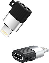 XO Μετατροπέας Lightning male σε micro USB female (NB149-B)