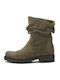 Commanchero Original Suede Women's Ankle Boots Khaki