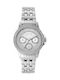 Elle Time & Jewelry Ceas Cronograf cu Argintiu Brățară Metalică ELL23011