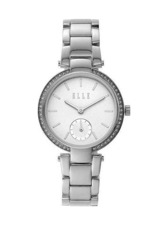 Elle Time & Jewelry Uhr mit Silber Metallarmband ELL25021