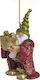 Ornament De Brad Moș Crăciun Multicolor 11.5x9.1cm
