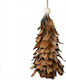 Hängendes Ornament Baum Braun 7x12cm