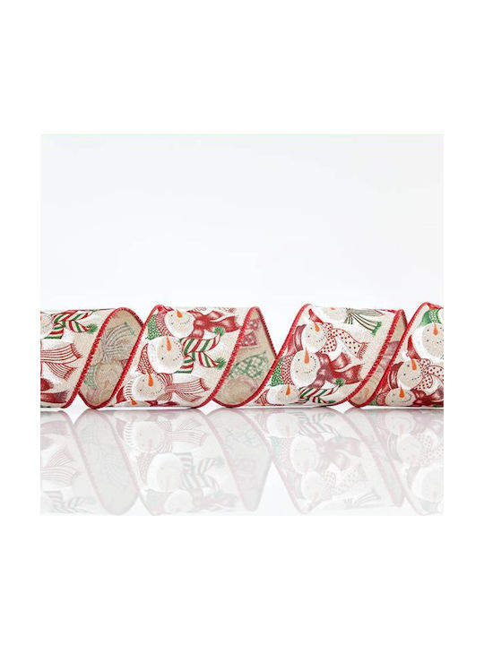 Eurolamp Christmas Ribbon Multicolour 910x6.35cm 1pc