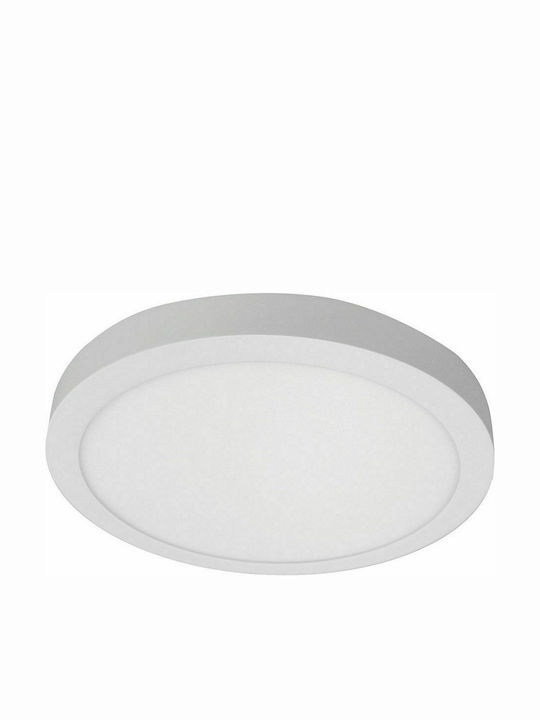 Inlight Round Outdoor LED Panel 36W with Natural White Light 50x50cm