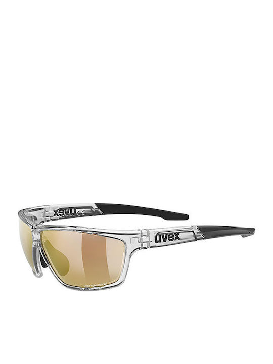 Uvex Sportstyle 706 Men's Sunglasses with Transparent Plastic Frame S5320369906