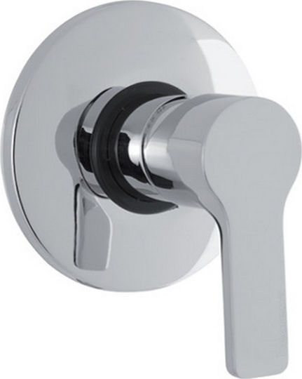 Teorema Good Life Built-in Faucet Mixer for Shower 1 Exit Chrome