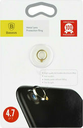 Baseus Camera Protection Ring Προστασία Κάμερας Μεταλλικό Πλαίσιο Χρυσό για το iPhone 7/8