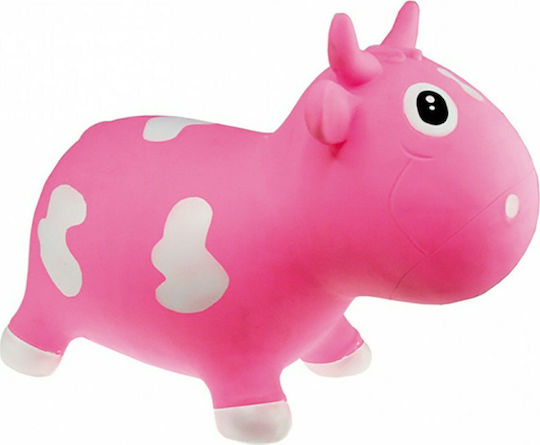 Kidzzfarm Hop Hop Cow Bella for 1+ years Years Pink 40cm.