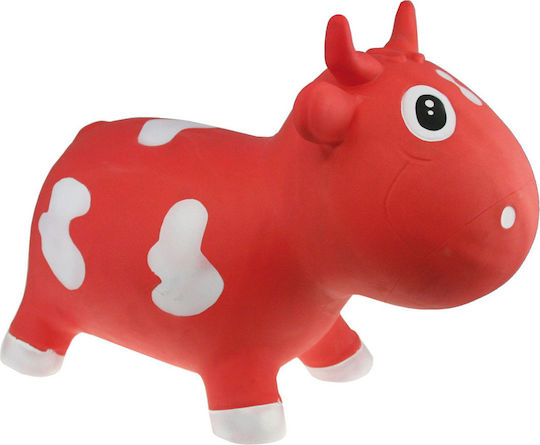Kidzzfarm Hop Hop Cow Bella for 1+ years Years Red 40cm.