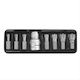 Yato Set Καρυδάκια 1/2" Ribe Walnut with Spline Head and Socket 1/2'' M10 / M12 / M14 / M5 / M6 / M7 / M8 8pcs