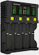 Armytek Uni C4 Зарядно 4 за батерии Li-ion/Ni-Cd/Ni-MH/Ni-Zn Размер AA/AAA/D/18650/16340/26650/14500 в Черен цвят