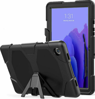 Tech-Protect Survive Back Cover Σιλικόνης Μαύρο (Galaxy Tab A7)