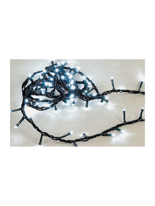 400 Lichterketten LED 23m. Kaltes Weiß in Zeich...