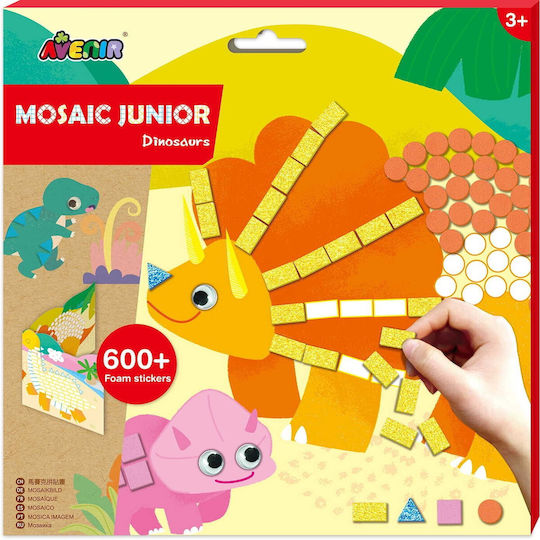 Avenir Μωσαϊκό Mosaic Junior Dinosaurs για Παιδιά 3+ Ετών