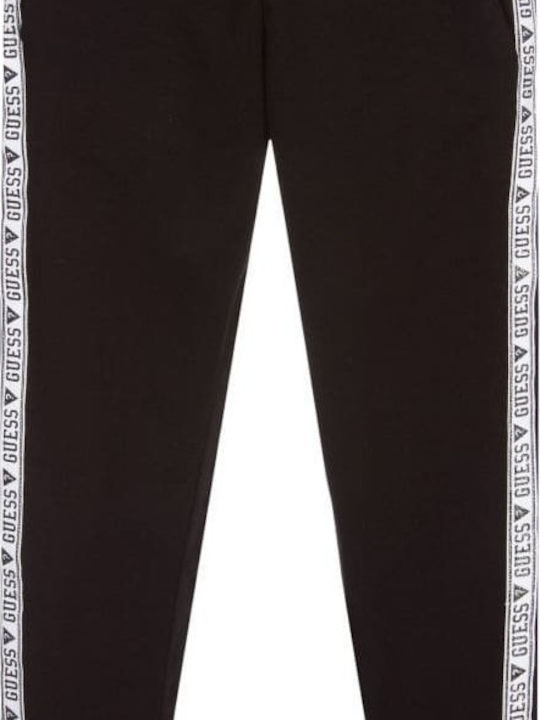 Guess Copilăresc Pantalon de Trening Negru 1buc Φόρμα Φούτερ Active Pants