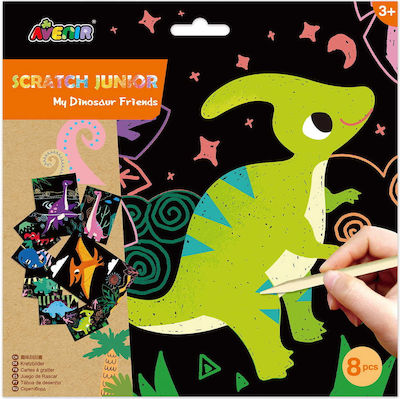 Avenir Ζωγραφική Εικόνες με Scratch Dinosaur για Παιδιά 3+ Ετών