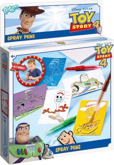 Totum Ζωγραφική Mαρκαδόροι Spray Pens Toy Story 4