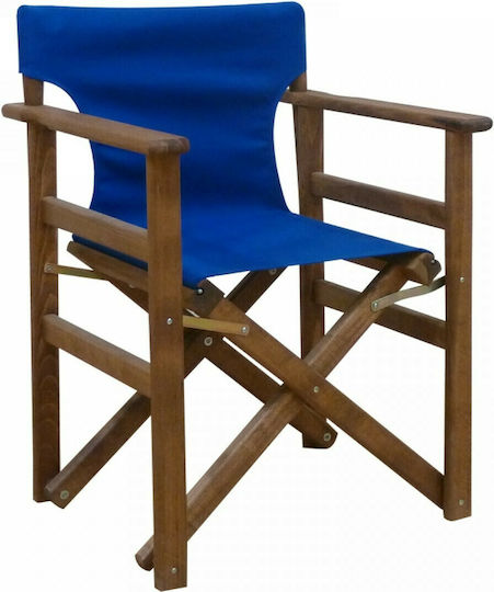 Director's Torino Walnut - Blue 59x51x85cm