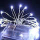 50 Lights LED 5m. Cold White Battery in String 1pcs
