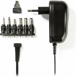 Nedis Reglabil Universal Adaptor de alimentare 12V 1A 12W cu set de mufe (ACPA001)