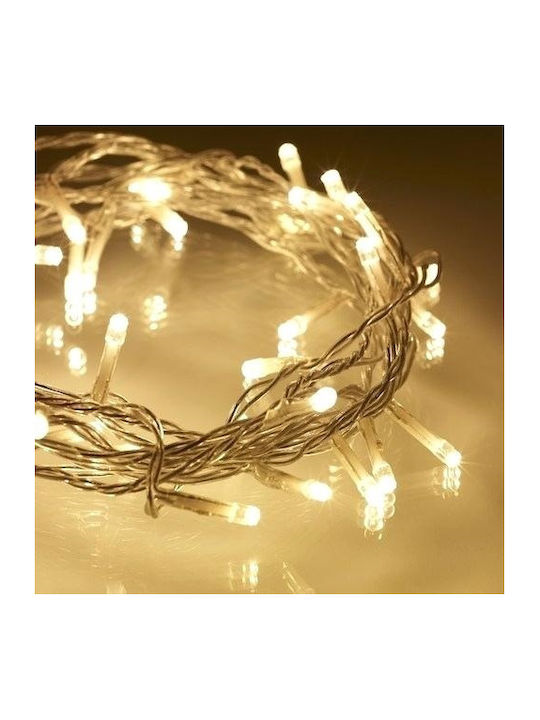 200 Weihnachtslichter LED 13für eine E-Commerce-Website in der Kategorie 'Weihnachtsbeleuchtung'. Warmes Weiß Elektrisch vom Typ Zeichenfolge mit Transparentes Kabel TnS