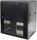 Intellinet Επιτοίχια Καμπίνα Rack 9U 57x45x50cm Μαύρο 711777