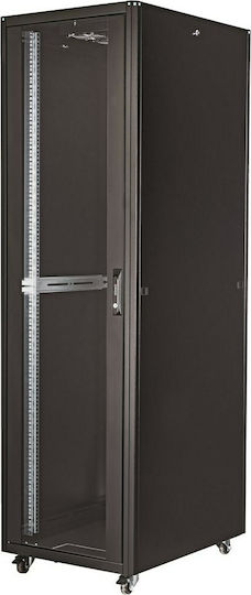 Elegant Boden Rack-Schrank 26U 60x60cm Schwarz ELGT26U6060BL111