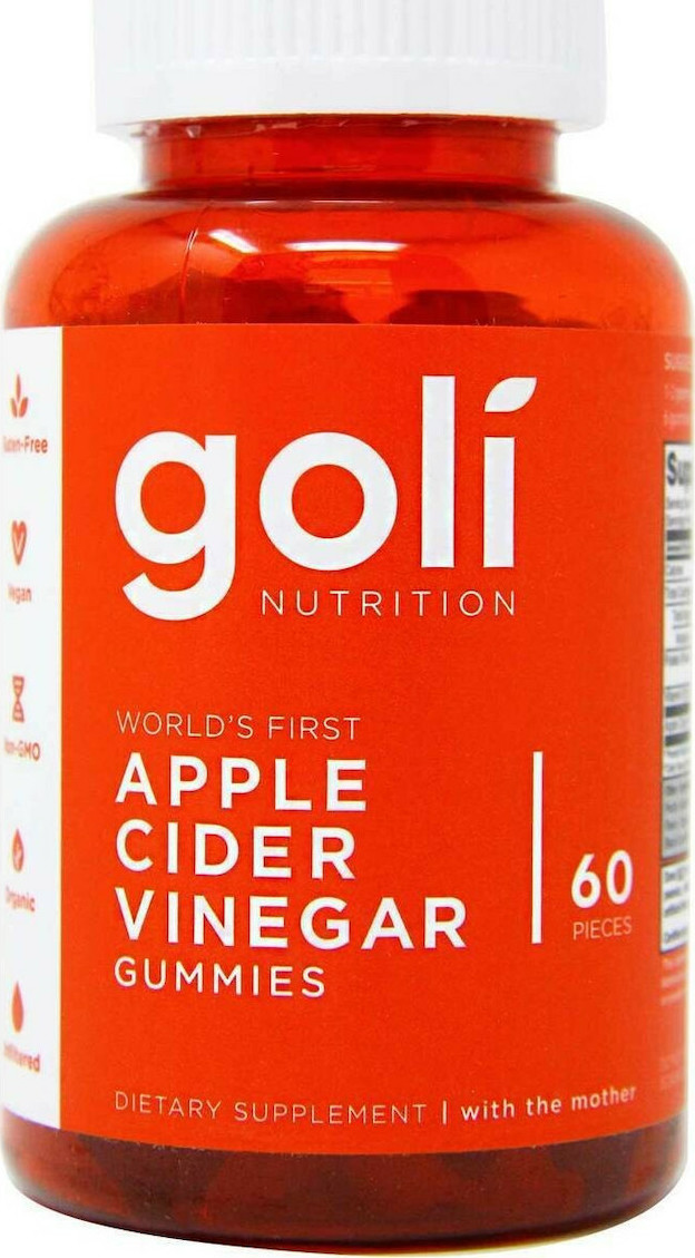 Goli Nutrition Apple Cider Vinegar Gummies 60 